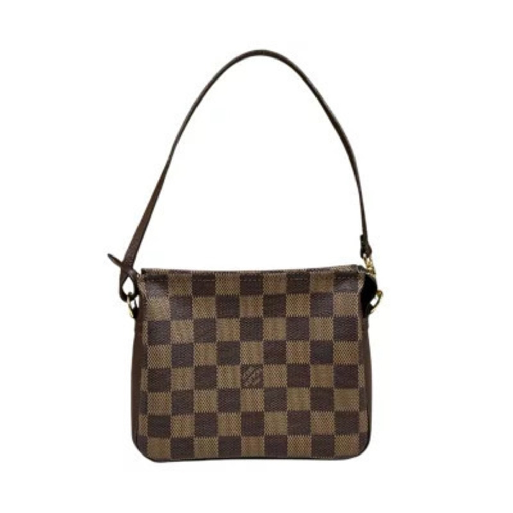 Louis Vuitton Trousse Makeup Damier Handbag Canvas Brown